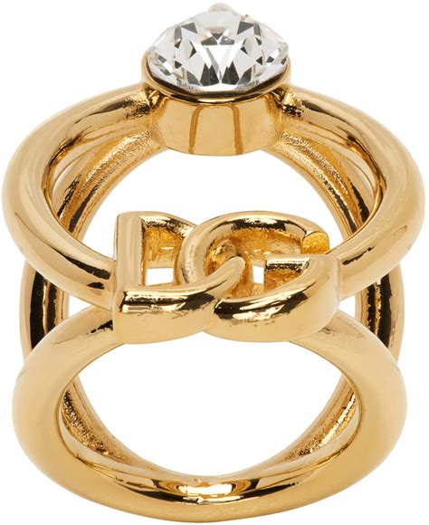 dolce gabbana ring edelstahl|Women's designer gold rings with gemstone .